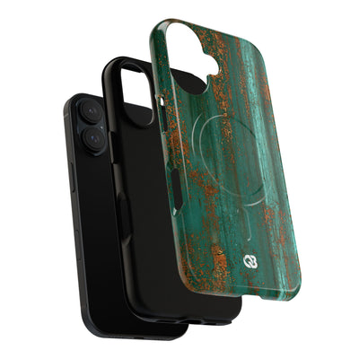 Oxidized Verdigris · Tough 2.0 Magnetic Phone Case for iPhone · Teal