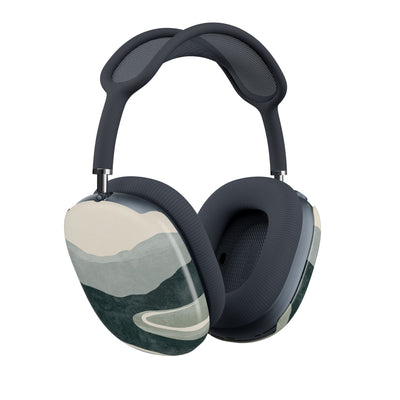 Muted Valley Vista · Hard Case for AirPods Max · Green