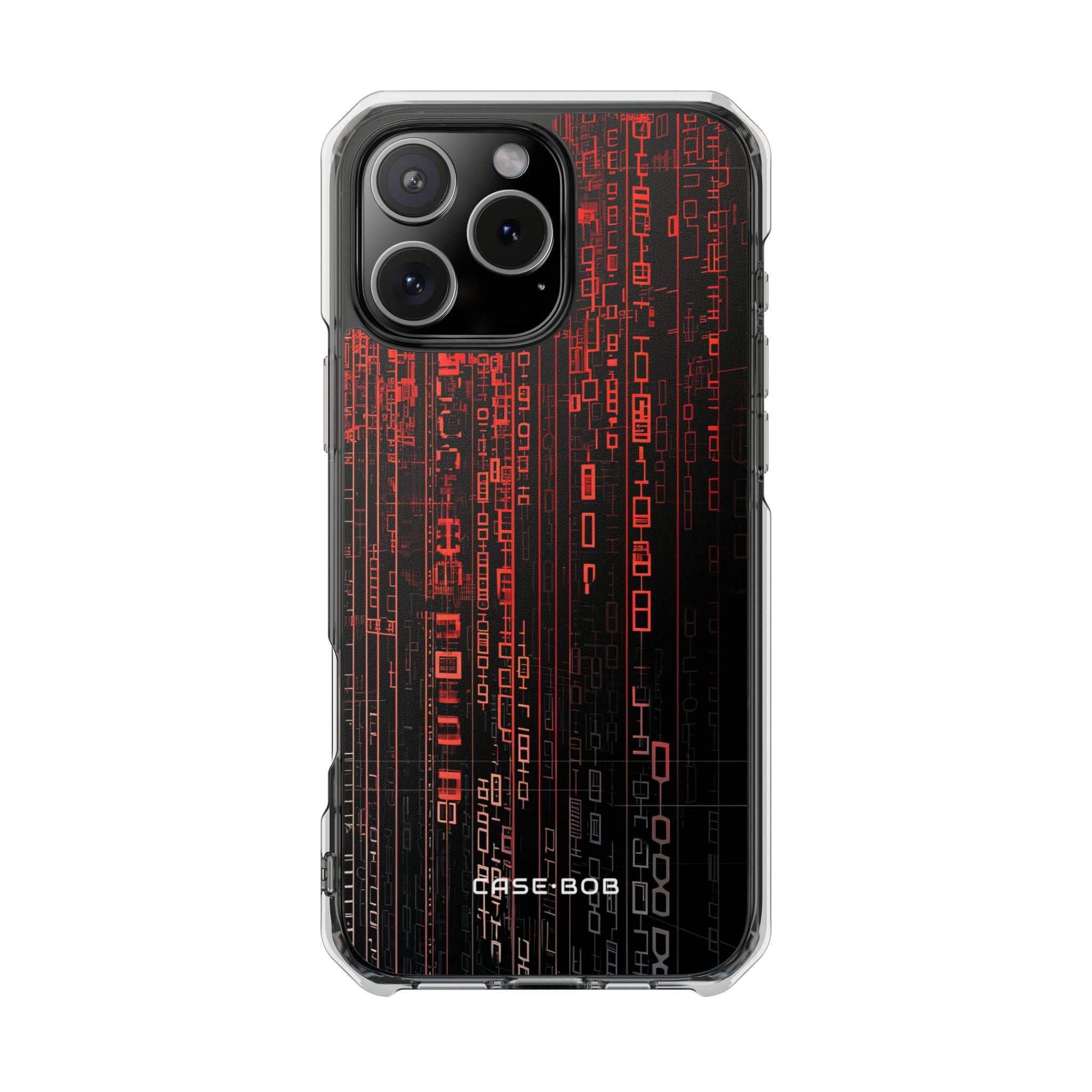 Crimson Glyphs iPhone 16 Pro Max Case - Impact
