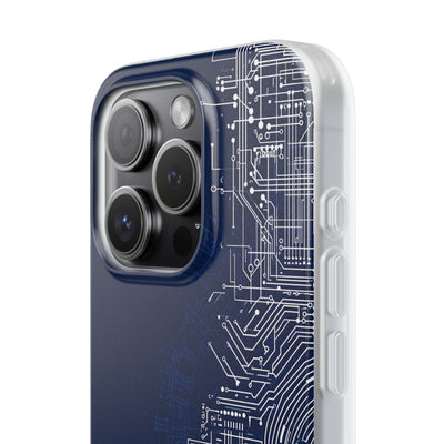 Blue Lite Phone Case for iPhone - Cobalt Circuit Logic