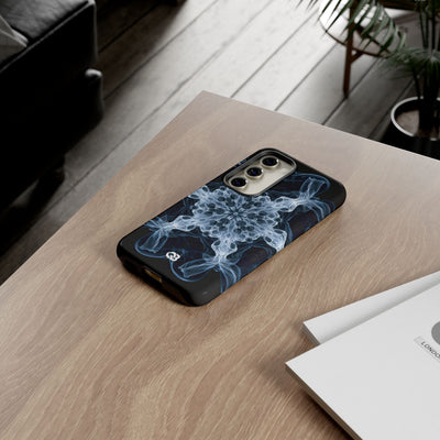 Blue Tough Phone Case for Samsung - Glacial Smoke Crown