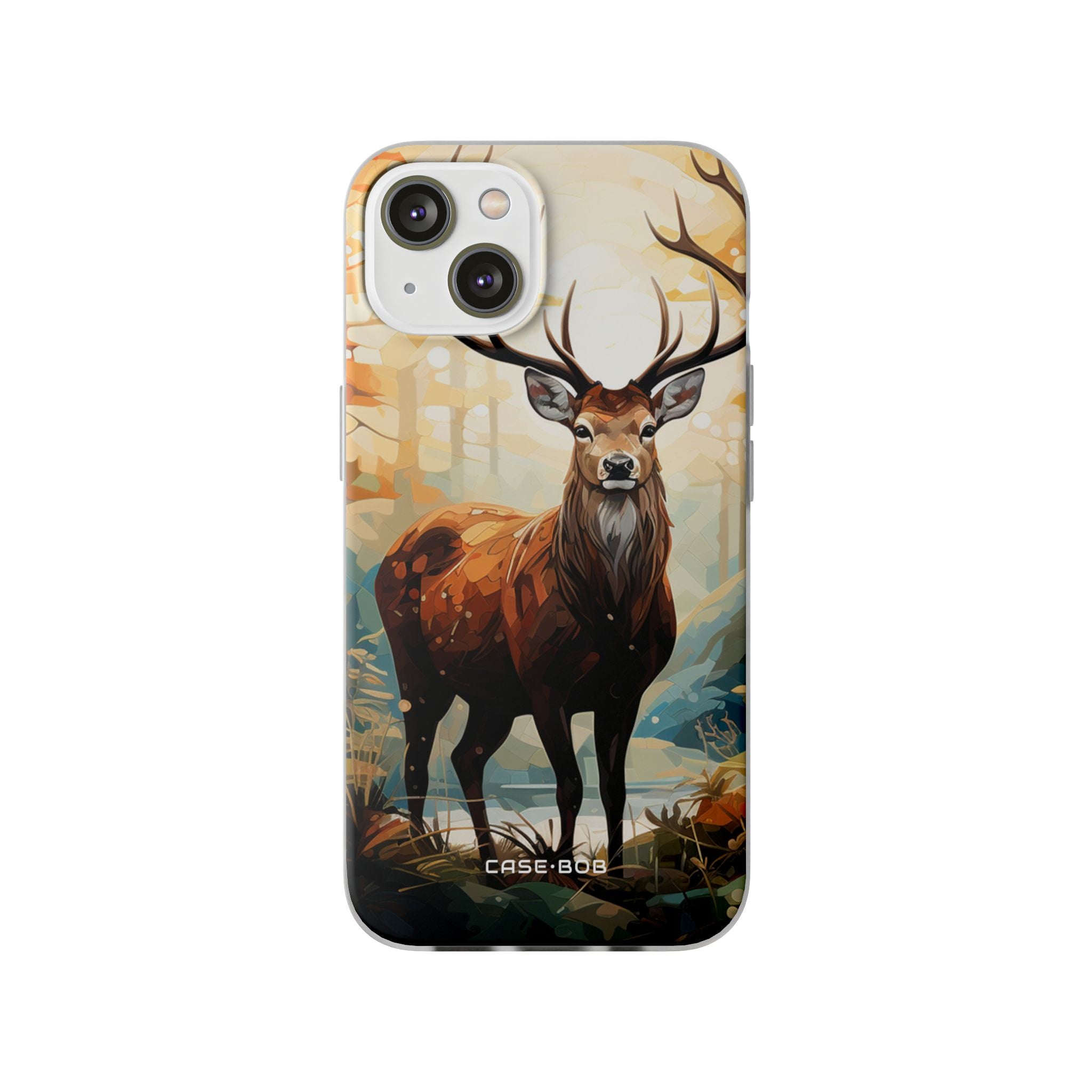 Glowing Stag iPhone 14 Case - Soft - CASE•BOB