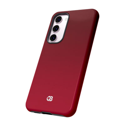 Red Tough Phone Case for Samsung - Crimson Velvet Fade