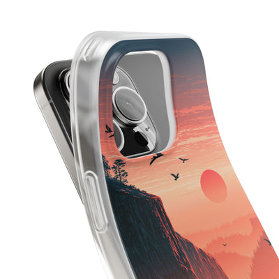 Orange Lite Phone Case for iPhone - Crimson Ridge Flight