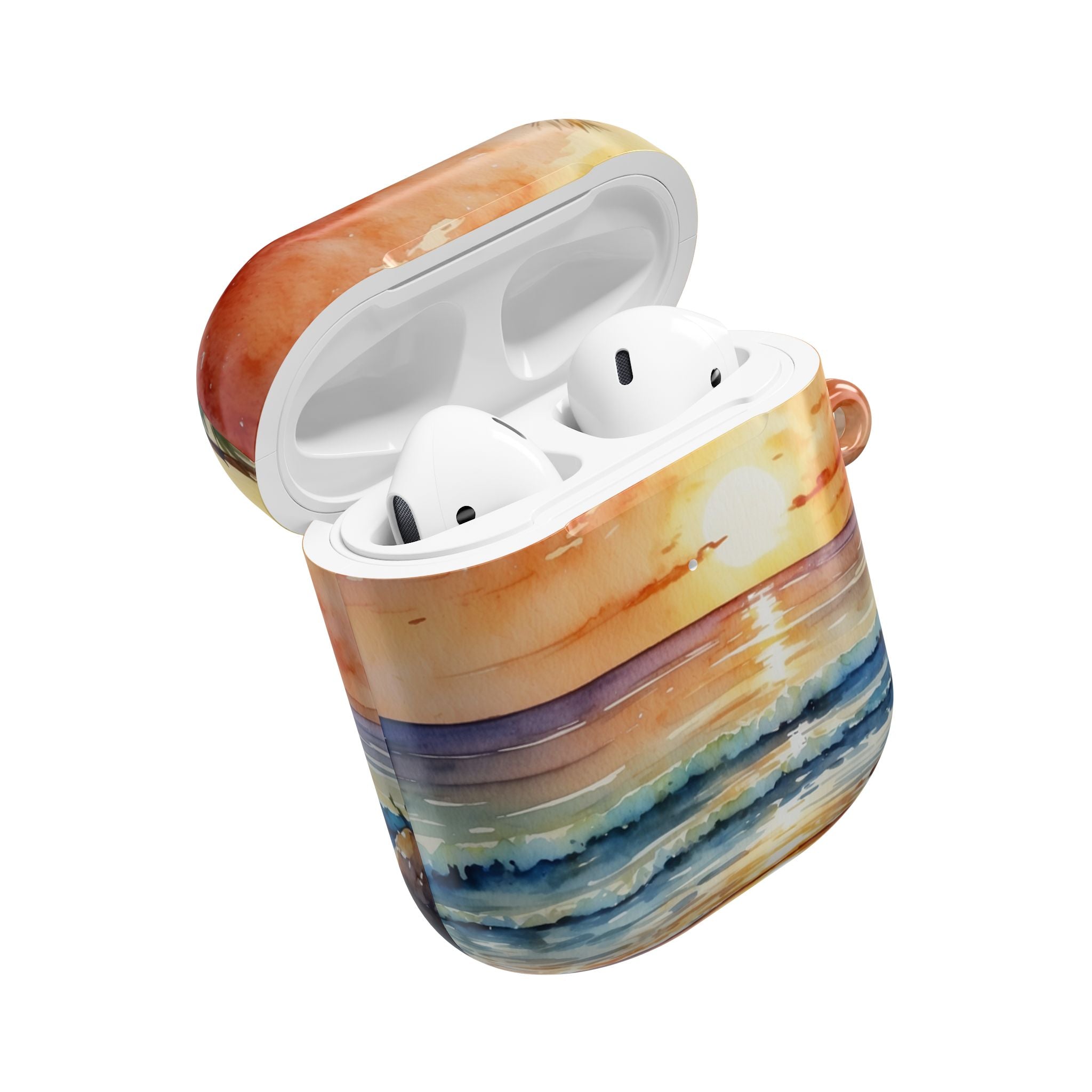 Golden Palm Sunset - AirPods Case