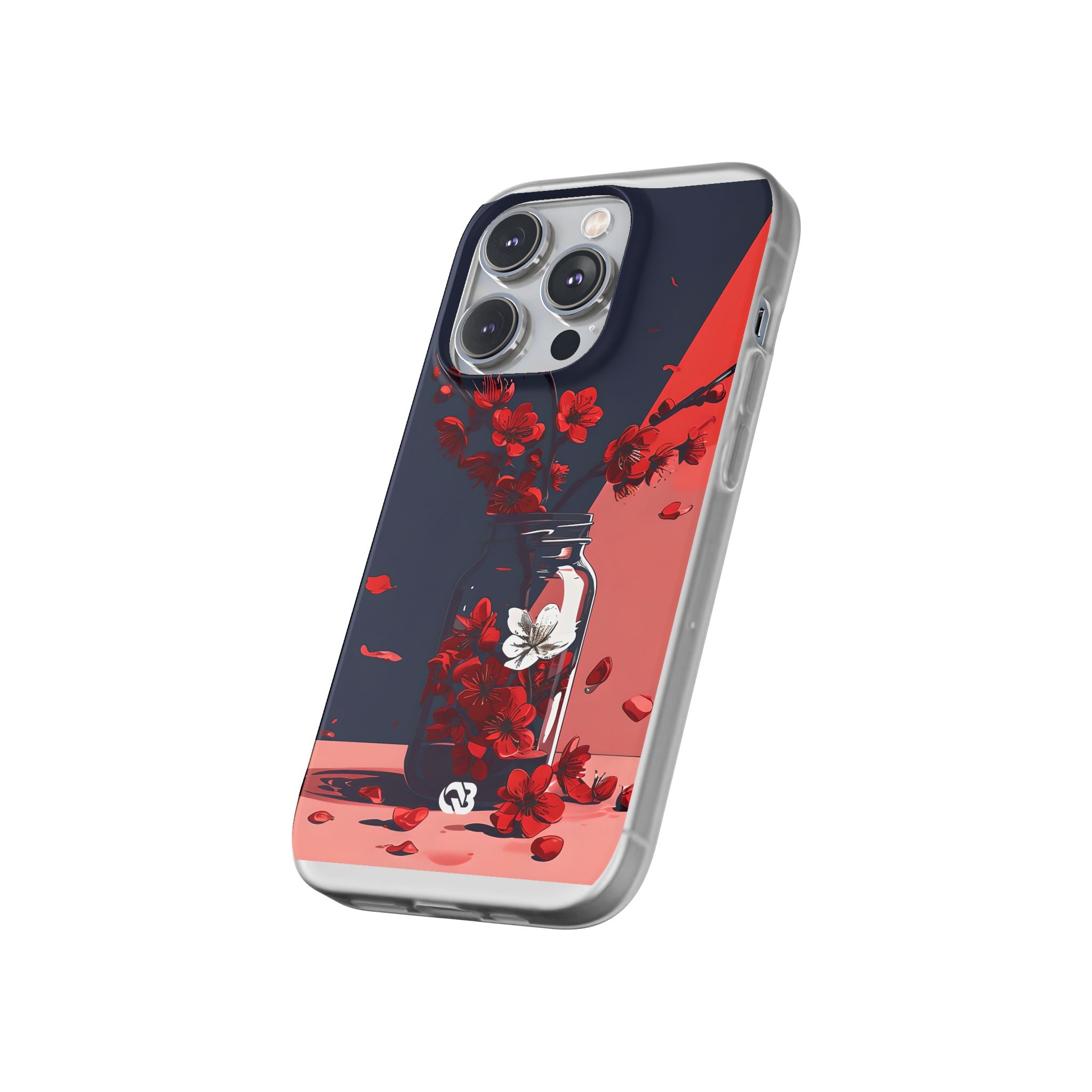 Crimson Blossom Jar · Soft Coque de téléphone pour iPhone