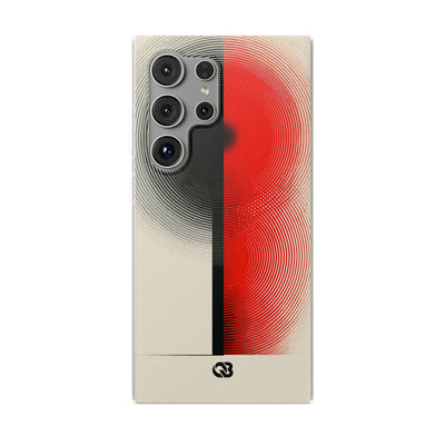 Red Lite Phone Case for Samsung - Split Signal Red
