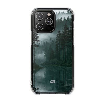 Green Impact MagSafe Phone Case for iPhone - Misty Evergreen Mirror