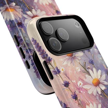 Daisy Lavender Bloom iPhone 17 Pro Max Case - Tough+ - CASE•BOB