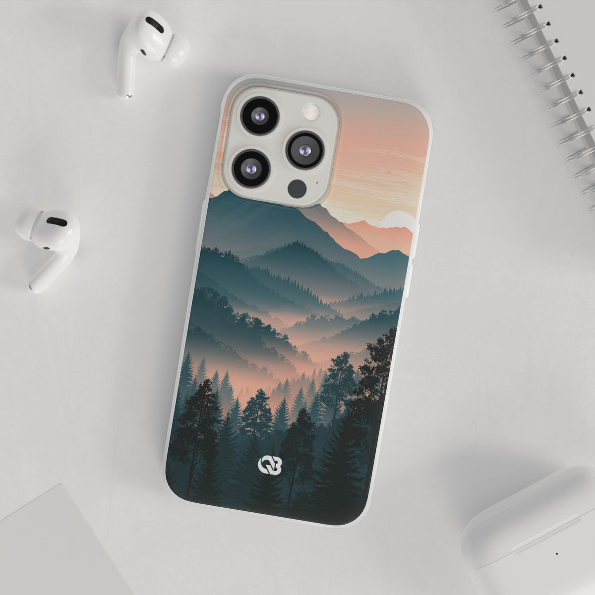 Misty Pine Summit · Lite Phone Case for iPhone ·  Green