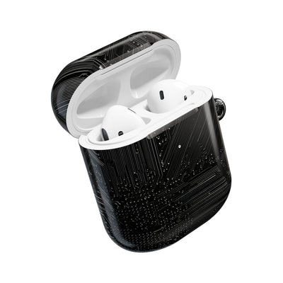 Obsidian Circuitry · Hard Case for AirPods & AirPods Pro · Black