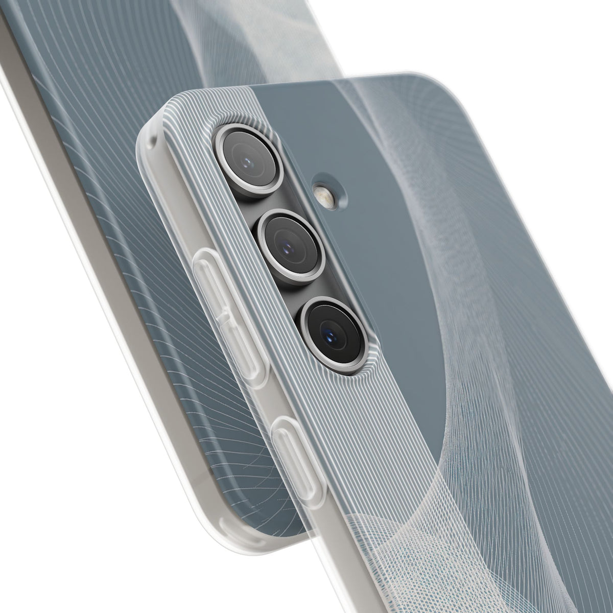 Slate Contour Drift · Lite Phone Case for Samsung · Grey
