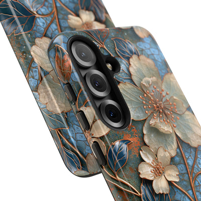 Gilded Blossom Reverie · Tough Phone Case for Samsung · Teal