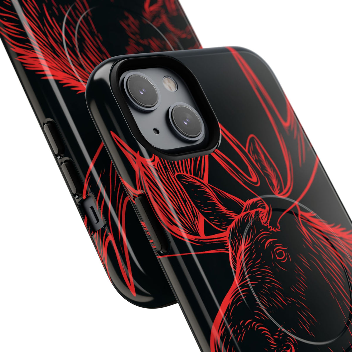 Nordic Elk · Tough 2.0 Magnetic Phone Case for iPhone · Black
