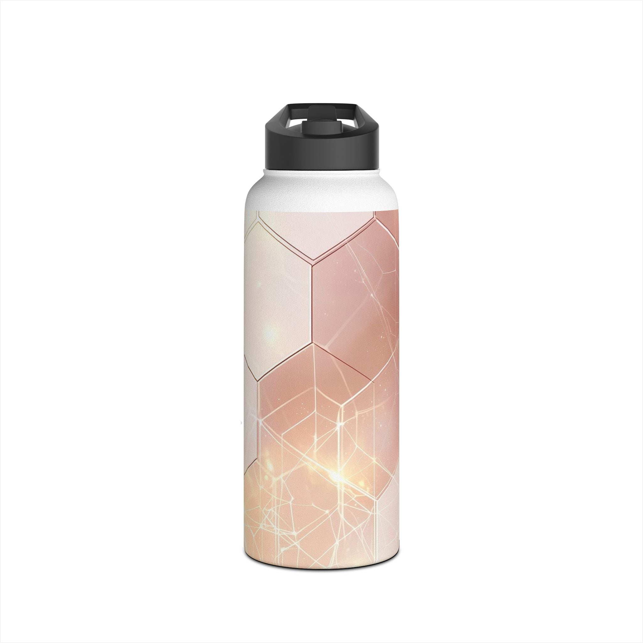 Hexagon Glow - Stainless Steel Water Bottle