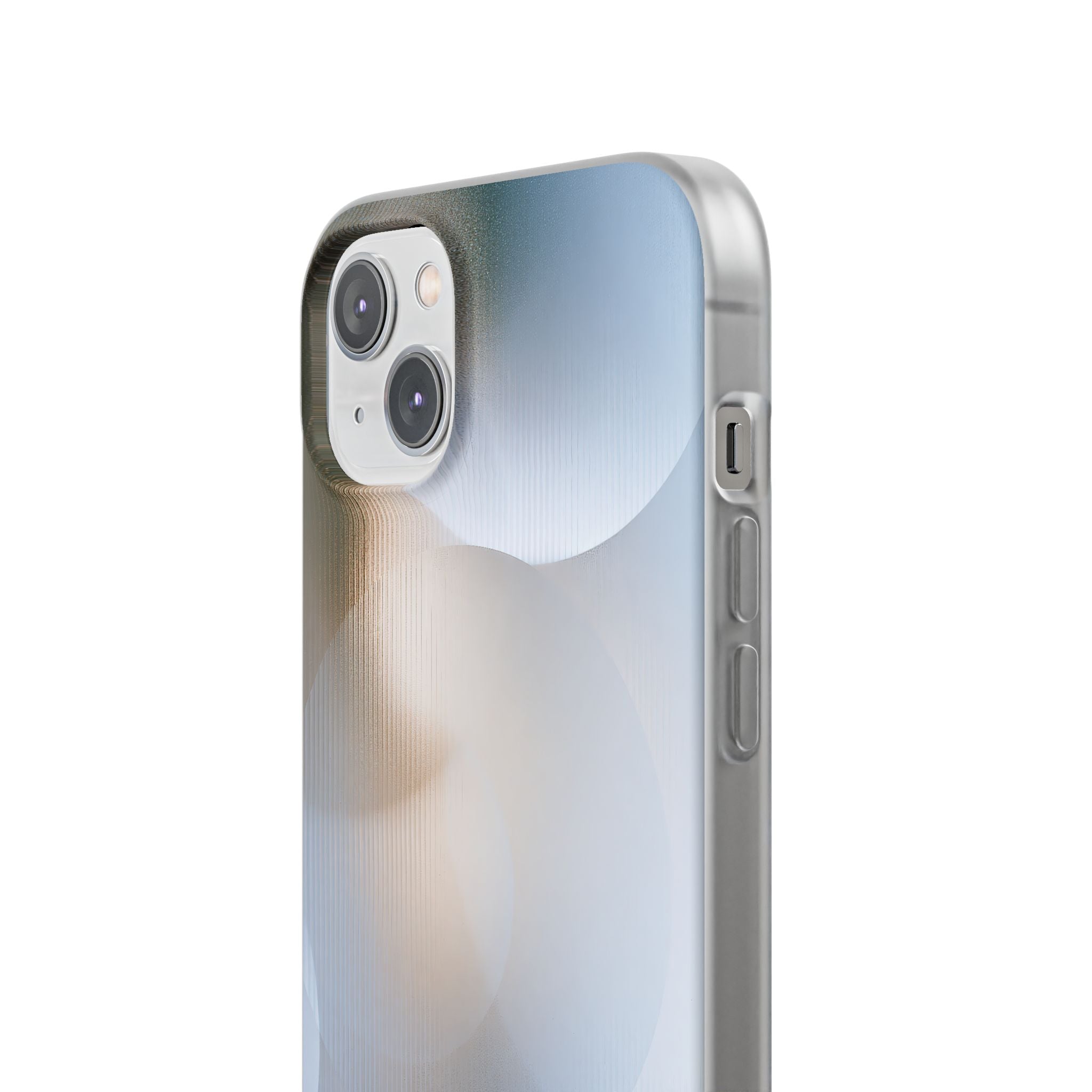 White Lite Phone Case for iPhone - Frosted Ribbed Sphere