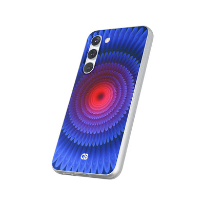 Radial Spectrum Bloom · Lite Phone Case for Samsung · Blue