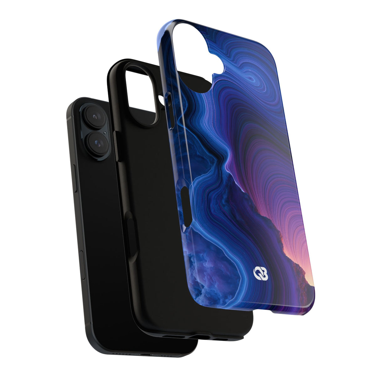 Radiant Strata · Tough Phone Case for iPhone · Blue