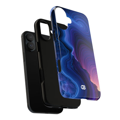 Radiant Strata · Tough Phone Case for iPhone · Blue