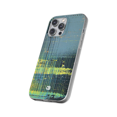 Acid Raster Circuit · Lite Phone Case for iPhone ·  Teal