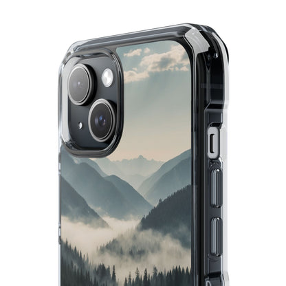Foggy Pines iPhone 15 Case - Impact