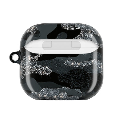 Glitter Shadow Camo · Hard Case for AirPods & AirPods Pro · Black