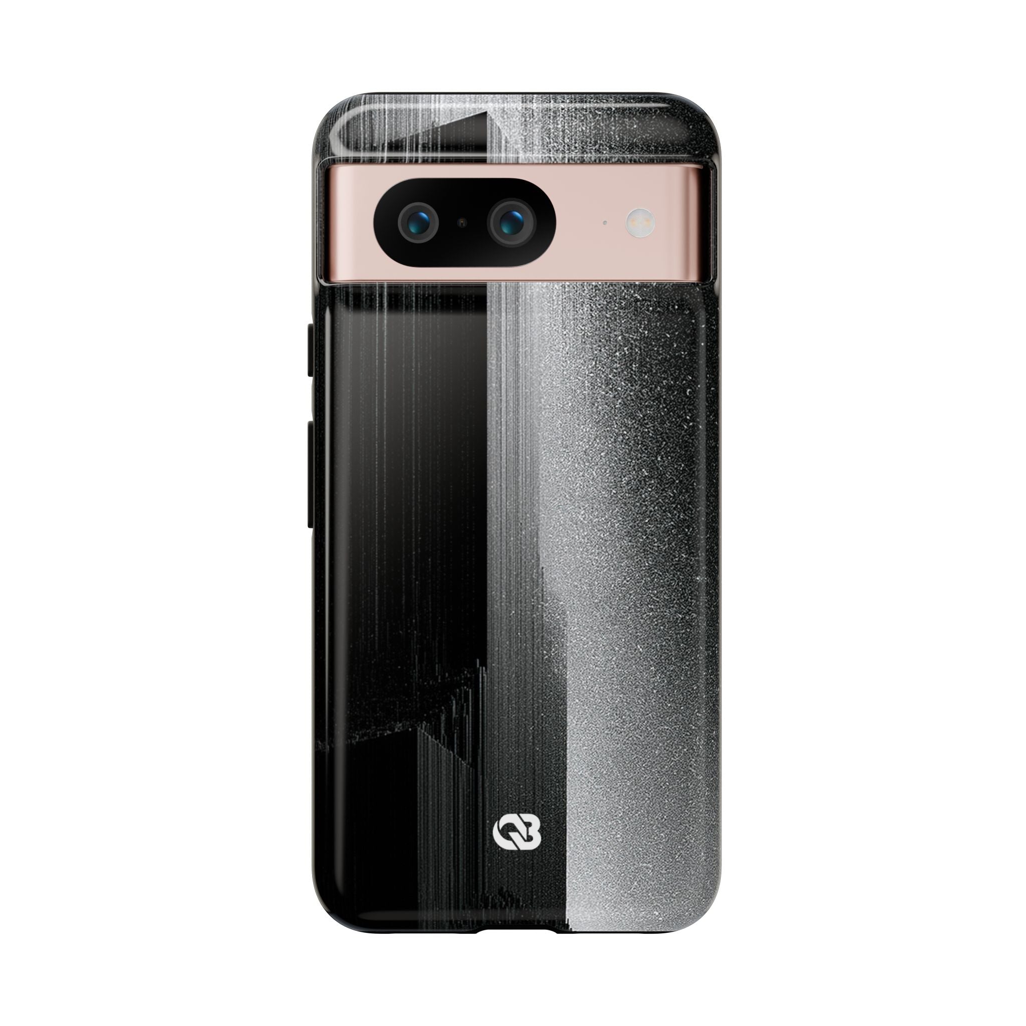 Black Tough Phone Case for Google Pixel - Brutalist Pixel Monolith