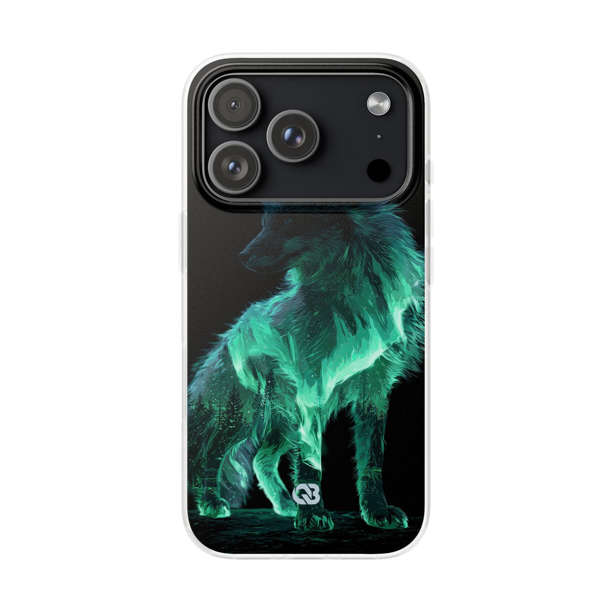 Nordic Aurora Fox · Lite Phone Case for iPhone ·  Teal