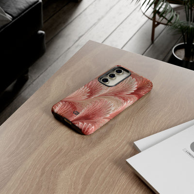 Blush Petal Plume · Tough Phone Case for Samsung · Pink