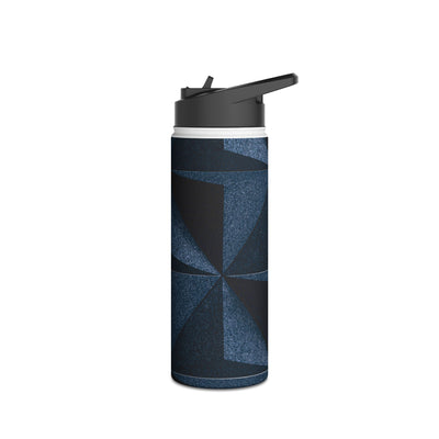 Faceted Slate · Insulated Water Bottle · Blue