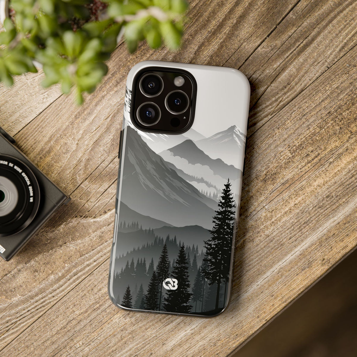 Alpine Horizon · Tough Phone Case for iPhone · Black