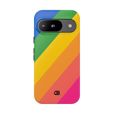 Vibrant Spectrum Slope · Tough Phone Case for Google Pixel