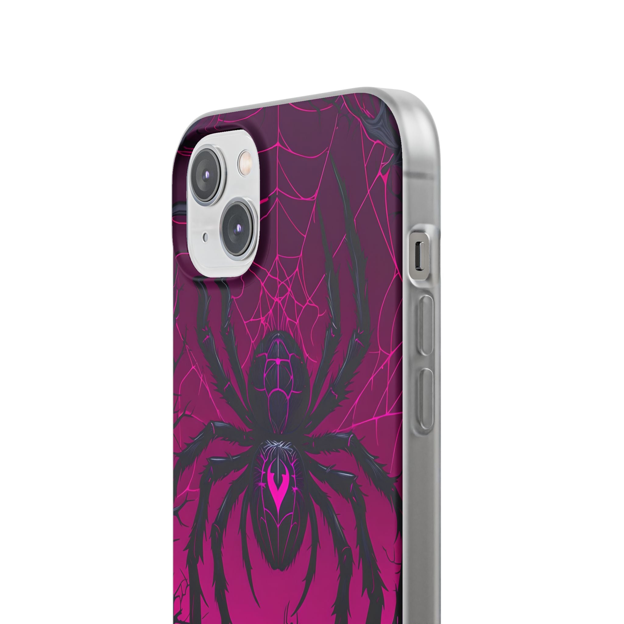 Obsidian Neon Widow · Soft Handyhülle für iPhone