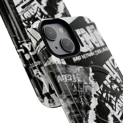 Underground Punk Collage · Tough 2.0 Magnetic Phone Case for iPhone · Black