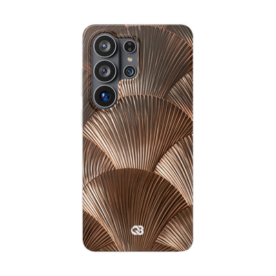 Rose Gilded Fan · Lite Phone Case for Samsung · Gold