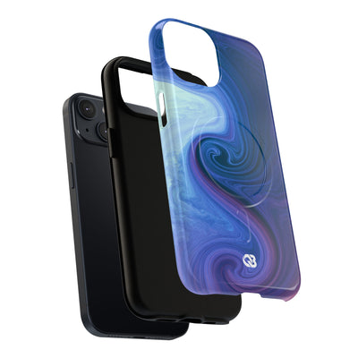 Azure Fluid Swirl · Tough 2.0 Magnetic Phone Case for iPhone · Blue