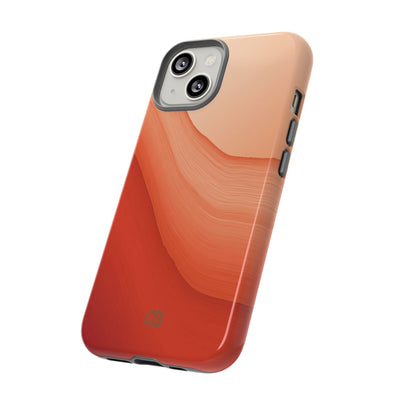Terracotta Flow · Tough Phone Case for iPhone · Orange