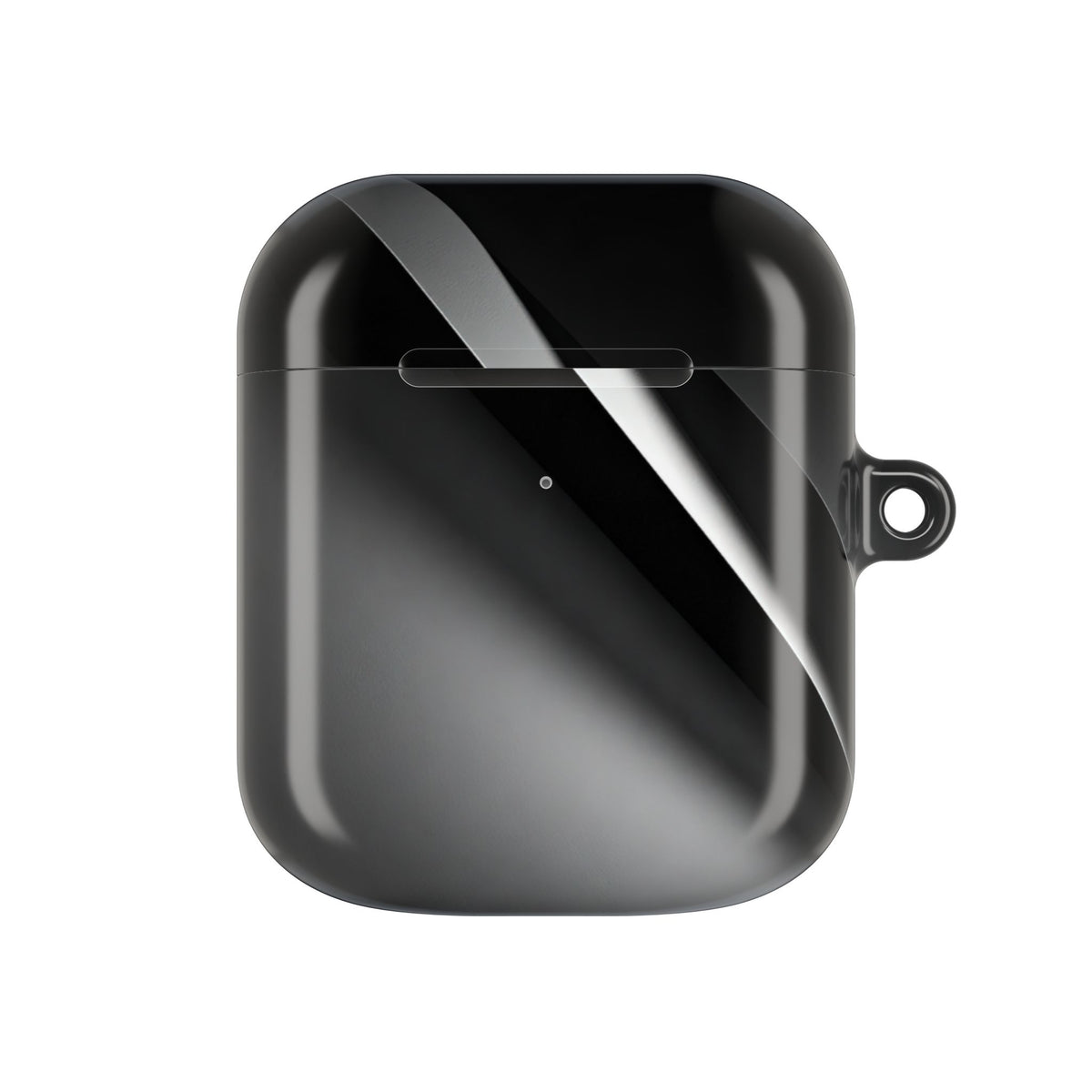 Obsidian Ridge · Hard Case for AirPods & AirPods Pro · Black