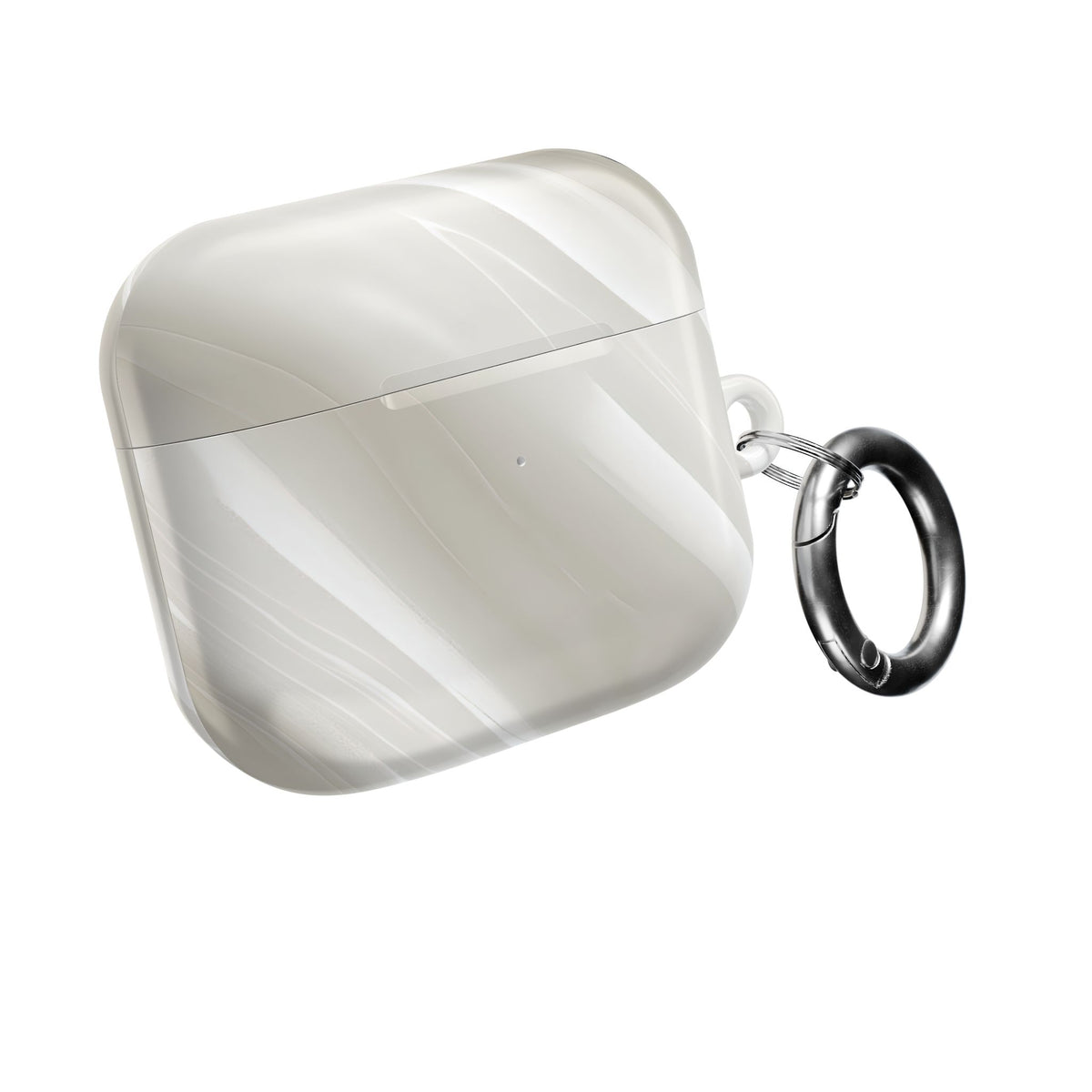 Liquid Enamel Fold · Hard Case for AirPods & AirPods Pro · White