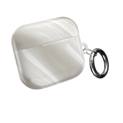 Liquid Enamel Fold · Hard Case for AirPods & AirPods Pro · White