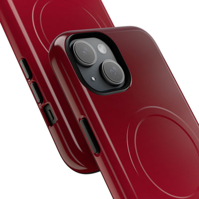 Red Tough 2.0 Magsafe Phone Case for iPhone - Crimson Velvet Fade