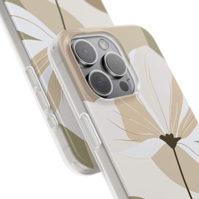 Beige Lite Phone Case for iPhone - Sage Linen Magnolia