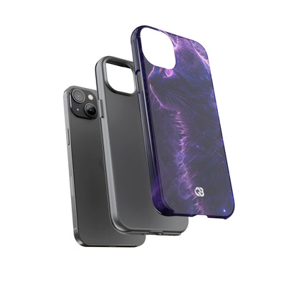 Purple Void Feline · Tough Custodia per iPhone