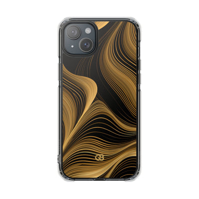 Gold Impact MagSafe Phone Case for iPhone - Molten Copper Strands