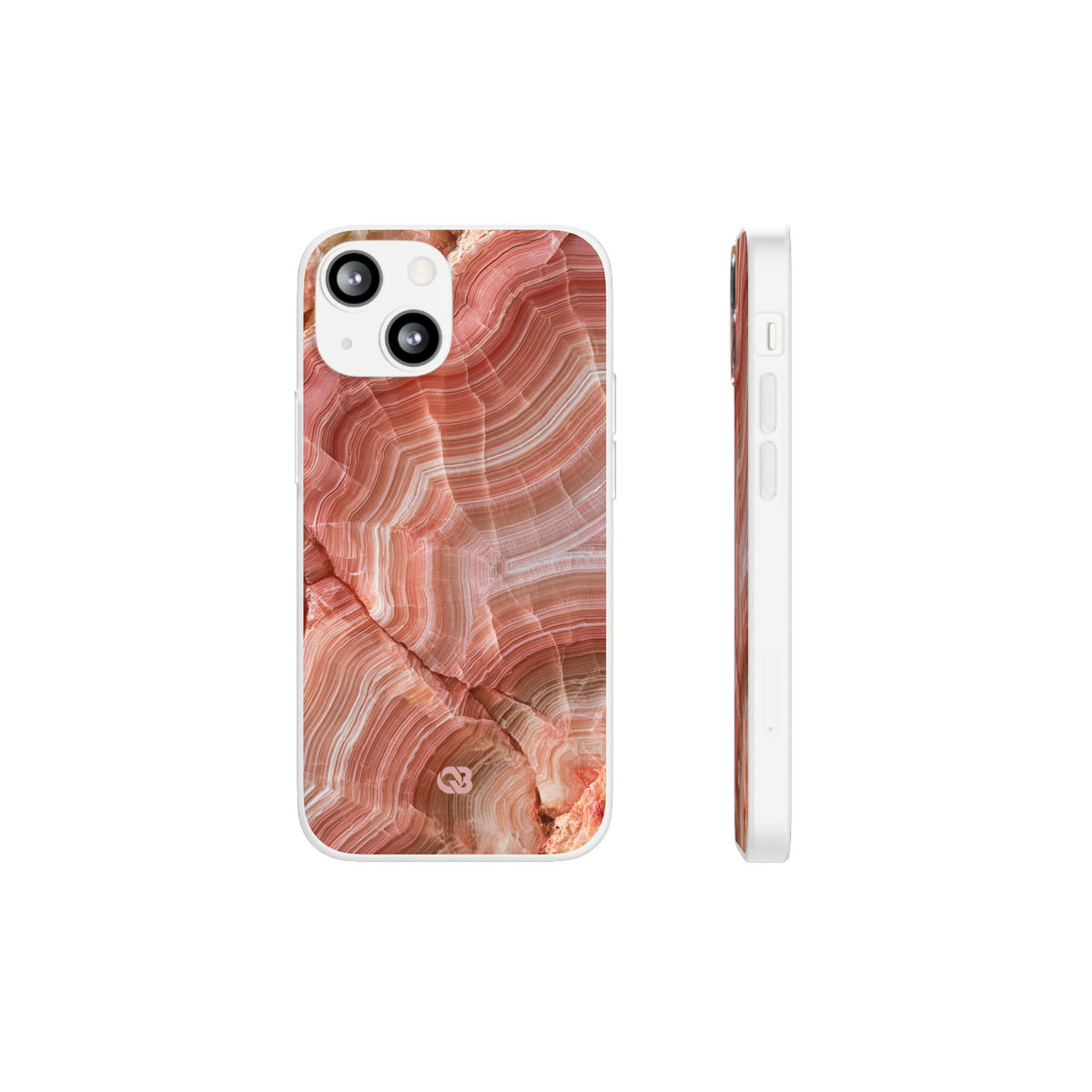 Blushing Rose Strata · Lite Phone Case for iPhone ·  Pink