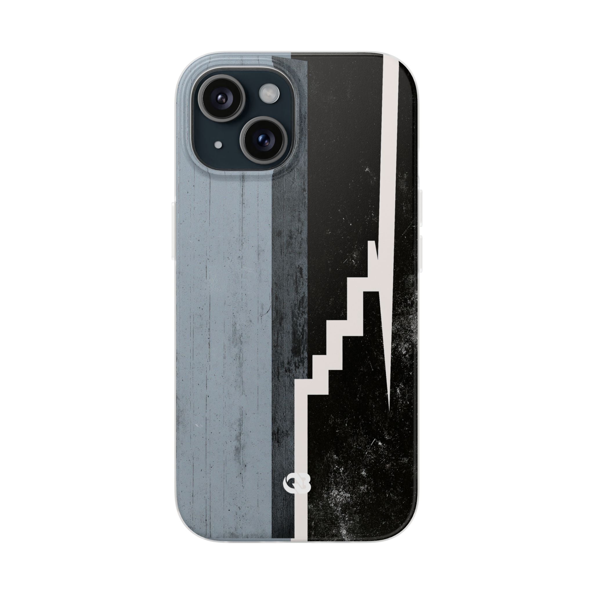 Grey Lite Phone Case for iPhone - Industrial Concrete Void