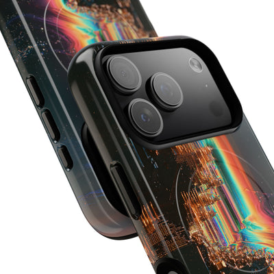 Prismatic Circuit · Tough 2.0 Magnetic Phone Case for iPhone · Black