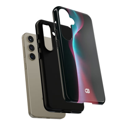 Neon Pixel Flow · Tough Phone Case for Samsung · Black