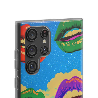 Electric Cosmic Lips · Soft Handyhülle für Samsung