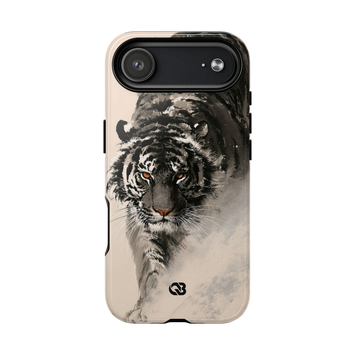 Ink Wash Tiger · Tough 2.0 Magnetic Phone Case for iPhone · Beige